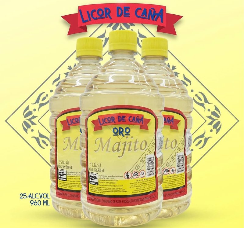 Licor de Caña Oro Majito 960 ml